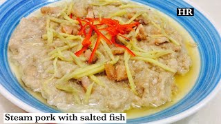 How to steam minced pork with salted fish [upl. by Cha]