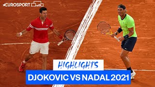 Djokovic amp Nadals RolandGarros SemiFinal Thriller That Went Down In History  Eurosport Tennis [upl. by Pineda]