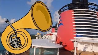 Disney Cruise Line Fantasy Ship Horn Melodies [upl. by Amlet]