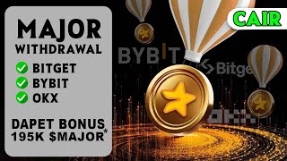 Tutorial Withdraw Major ke Bitget Bybit dan OKX Exchange  BKD tutorials Airdrop Withdrawal [upl. by Stier]