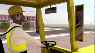 Vehicle BackOver Prevention Video vTool Struckby Accidents in Construction [upl. by Waldner720]