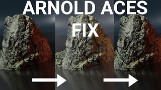 ACES Arnold EXR Renders Exported to Nuke and Photoshop FIX [upl. by Nireil]