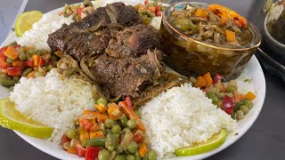 Yassa michoui kadire avec crudités [upl. by Irahk]