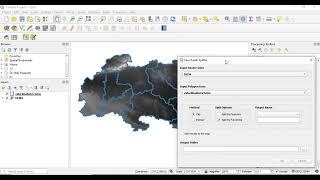 Clipping a raster with a multipolygon feature in QGIS [upl. by Akenor]