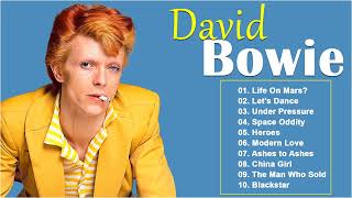 The Best Songs Of David Bowie  David Bowie Greatest Hits  David Bowie Collection [upl. by Virge]