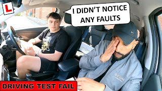 CONFIDENT Learner Driver Is SHOCKED He Failed His Driving Test [upl. by Sorazal]