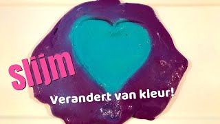 SLIJM met KLEURVERANDERING maken [upl. by Lynnelle]