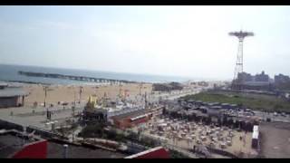 Soarin Eagle Front Row onride HD POV Luna Park Coney Island NYC [upl. by Siraved]