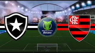 BOTAFOGO X FLAMENGO  CAMPEONATO BRASILEIRO  18082024 [upl. by Eelnodnarb350]