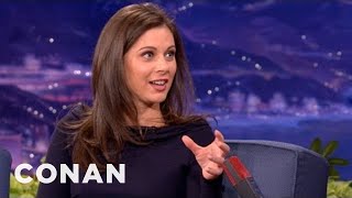 Erin Burnett Interview Part 1 102312  CONAN on TBS [upl. by Fitz]