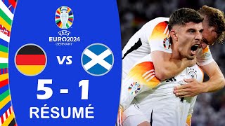 Allemagne contre Ecosse 51 Résumé  UEFA Euro 2024 [upl. by Rehpretsirhc]