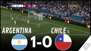 ⚽ Argentina 10 Chile 🏆COPA AMERICA 2024  Highligths  Simulación y recreación de videojuego [upl. by Winter]