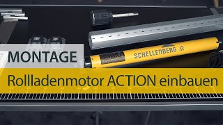 Montage Rollladenmotor ACTION von Schellenberg [upl. by Estey]