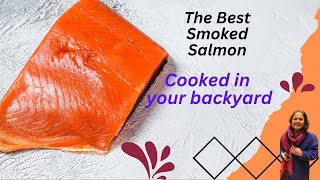 Best smoky salmon Rustic cooking in my backyard [upl. by Emili]