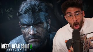 HasanAbi reacts to the Metal Gear Solid Delta Snake Eater Trailer [upl. by Feenah372]