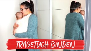 AUFREGENDER TAG BABYKURS amp RÜCKBILDUNG  TRAGETUCH BINDEN MIT BABY 5 MONATE  MAMMACITA  Vlog 145 [upl. by Airrehs]