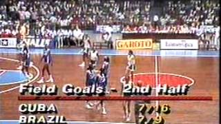 Brasil X Cuba 1ª Fase  Basquete Feminino  Jogos Panamericanos  Havana 1991 [upl. by Atal]