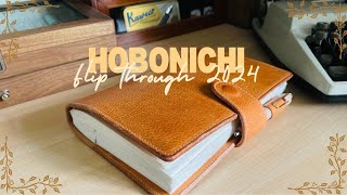 Hobonichi Cousin Journal Flip Through  6 Month  2024 Journal [upl. by Zimmermann]