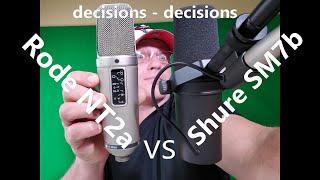 Rode NT2a vs Shure SM7b  Microphone Shootout 2020  Showing actual live stream sounds [upl. by Tonkin]