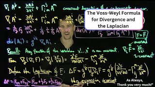 The VossWeyl Formula for Divergence and for the Laplace Operator [upl. by Alfonzo882]