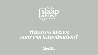 Waarom kiezen voor een lattenbodem [upl. by Woodhead]