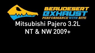 Beaudesert Exhausts Mitsubishi Pajero 32L NTNW [upl. by Melessa499]