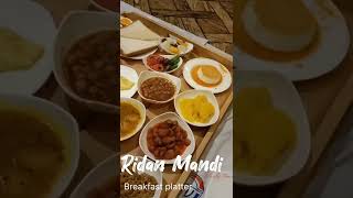 Ridan House of Mandi  Breakfast Platter youtubeshorts ytshorts [upl. by Dnomaj416]