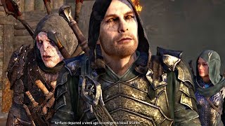 All Nazgul Talion amp Eltariel Cutscenes  Blade of Galadriel DLC [upl. by Eserehs]