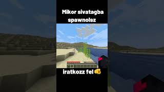 Amikor sivatagba spawnolsz minecraft minecraftmemes minecraftmoments vicces qer [upl. by Nnylarac]