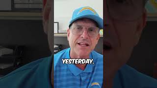 Jim Harbaugh on JK Dobbins big game vs Raiders 🏈 jimharbaugh chargers NFL [upl. by Anthea]