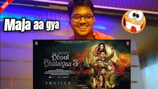 Bhool Bhulaiyaa 3 Teaser Kartik Aaryan Vidya Balan ।।React by Tue ReactS।‌‌। [upl. by Grekin]