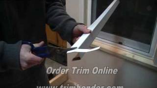 How to cover a window sill [upl. by Ahsirahc]