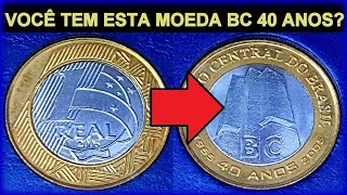 Moeda 1 Real Valiosa Banco Central 2005 Valores de Catálogo e Pesquisa de Preços [upl. by Zeralda129]