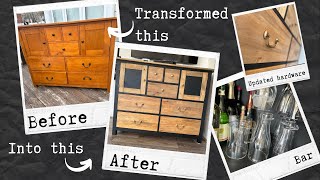 DRESSER MAKEOVERBARENTERTAINMENT UNITDIY BARDIY DRESSER MAKEOVER [upl. by Nigam657]