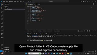 Create Nodejs amp Express Project in 10 Min [upl. by Ym]