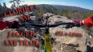 JAGGED AXE TRAIL  GLORIETA NM  ALL ALINES [upl. by Catto]