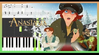 Anastasia  Once Upon A December  Piano Version🎹 Sheet Music [upl. by Naillil860]