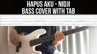 Hapus Aku  Nidji Bass Cover  Tab [upl. by Luz]