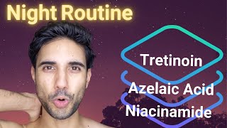 How to Layer Niacinamide Azelaic Acid and Tretinoin RetinA  Fragrance Free Skincare Routine [upl. by Maggio162]