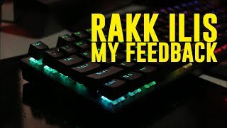 Rakk Ilis Premium Mechanical Keyboard amp my Laymans Feedback [upl. by Dahs]