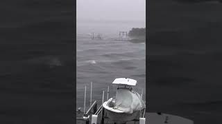 Hurricane Helene Update Stormy skies over old Tampa Bay captured from Phillipe Parkway [upl. by Newbold]