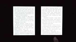 Kindle Paperwhite 3 vs Kindle Voyage  Glowlight Test [upl. by Arebma558]