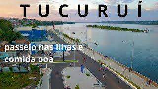 Conheça Tucuruí no Pará cidade boa para curtir a natureza e comer bem  praia Rio Tocantins [upl. by Yanehc]