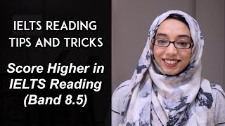 IELTS READING TIPS Band 85  Score HIGHER in IELTS READING  TOP 6 TIPS [upl. by Odnumyar]