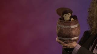 Folkmanis® Monkey in Barrel Puppet Demo  Retired [upl. by Malan969]