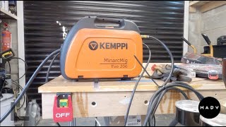 Welding Aluminium with the Kemppi MinarcMig Evo 200 [upl. by Nutter385]