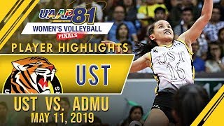 UAAP 81 WV Finals Sisi Rondina puts up MVPworthy performance as UST wins  May 11 2019 [upl. by Weisberg]