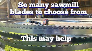 Understanding Sawmill bandsaw blade numbers and applications for each [upl. by Machute]