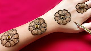 New stylish back hand mehndi design  easy amp simple mehndi design  mehndi ka design  Mehndi [upl. by Eanil]