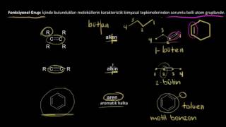 Fonksiyonel Gruplar 1 Bölüm Organik Kimya [upl. by Fanchette536]